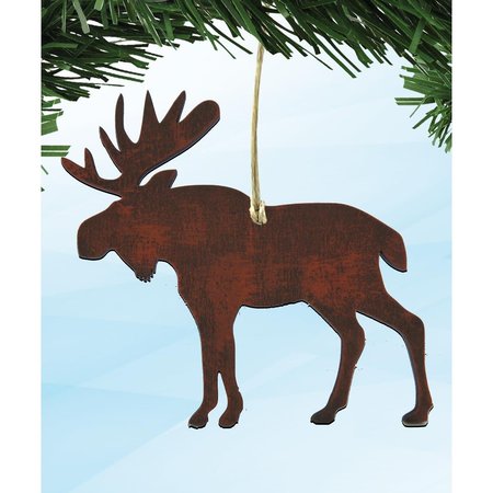 DESIGNOCRACY Moose Wooden Ornament 99222O